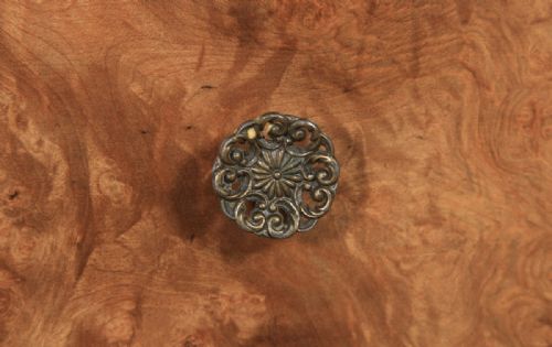 fig 5. Antique English Art Deco Epstein Burr Walnut Cloud Shape Sideboard Cabinet Cupboard (Circa 1930)