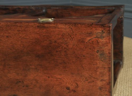 fig 7. Antique Welsh Georgian Oak Potboard Low Dresser Base Sideboard (Circa 1810)