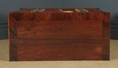fig 6. Antique English Georgian Mahogany Chest of Drawers (Circa 1790)