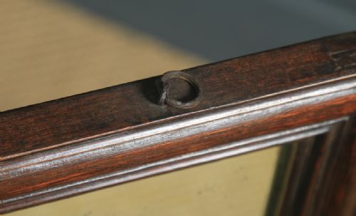 ANTIQUE ANGLOINDIAN COLONIAL VICTORIAN TEAK DRESSING TABLE MIRROR CIRCA 1870 - ADDITIONAL PHOTO 4