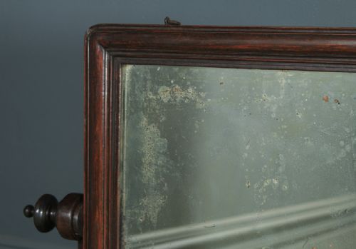 ANTIQUE ANGLOINDIAN COLONIAL VICTORIAN TEAK DRESSING TABLE MIRROR CIRCA 1870 - ADDITIONAL PHOTO 6