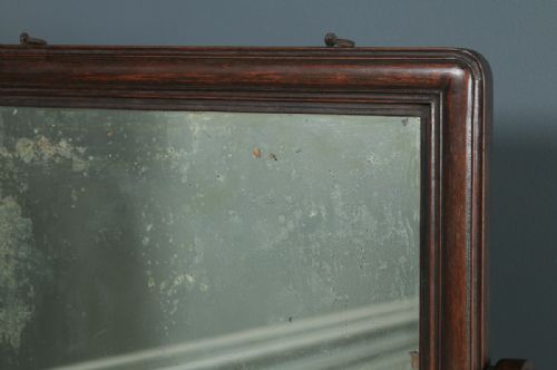 ANTIQUE ANGLOINDIAN COLONIAL VICTORIAN TEAK DRESSING TABLE MIRROR CIRCA 1870 - ADDITIONAL PHOTO 7