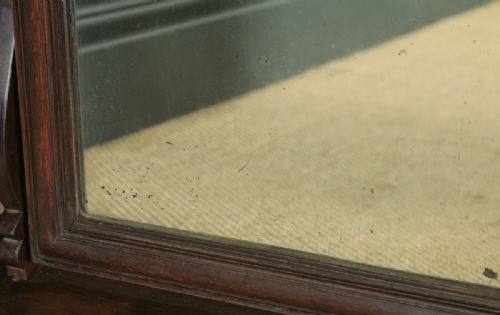ANTIQUE ANGLOINDIAN COLONIAL VICTORIAN TEAK DRESSING TABLE MIRROR CIRCA 1870 - ADDITIONAL PHOTO 9