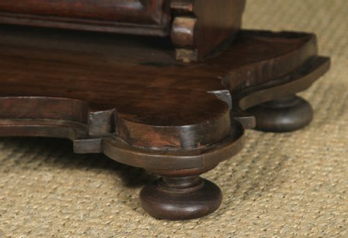 ANTIQUE ANGLOINDIAN COLONIAL VICTORIAN TEAK DRESSING TABLE MIRROR CIRCA 1870 - ADDITIONAL PHOTO 15