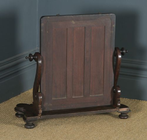 ANTIQUE ANGLOINDIAN COLONIAL VICTORIAN TEAK DRESSING TABLE MIRROR CIRCA 1870 - ADDITIONAL PHOTO 18