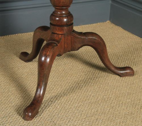 fig 7. Antique English Georgian Oak Country Duet Music & Book Stand Lectern (Circa 1790)