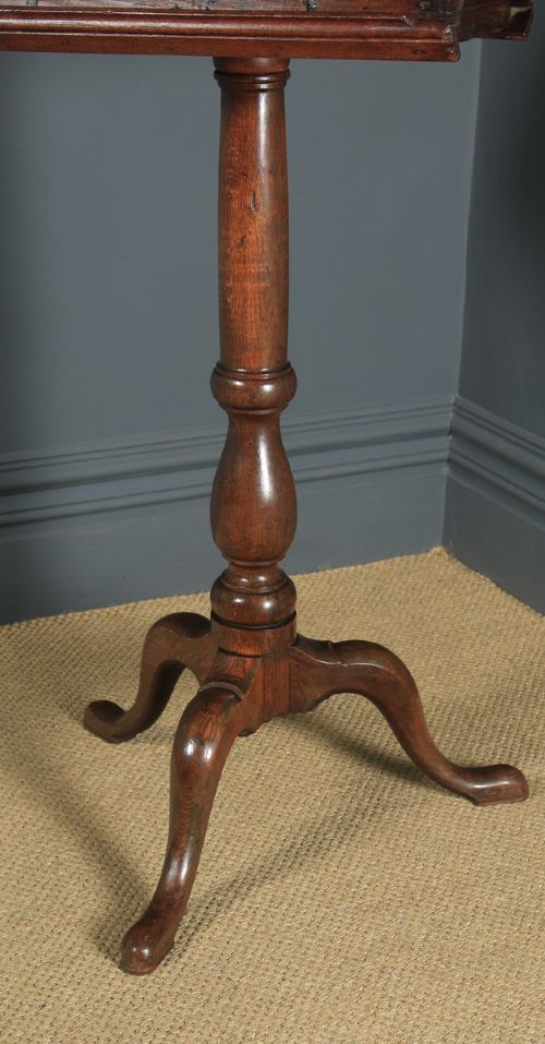 fig 5. Antique English Georgian Oak Country Duet Music & Book Stand Lectern (Circa 1790)