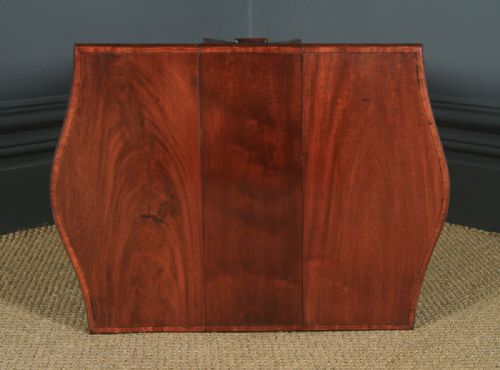 fig 3. Small Antique English Edwardian Sutherland Mahogany Occasional / Side Table (Circa 1901)