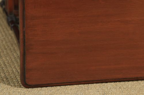 fig 4. Antique English Victorian Mahogany Occasional Two-Tier Side Table (Circa 1890)