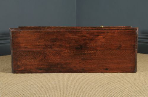 fig 6. Antique English Victorian Jacobean Style Oak Geometric Dresser Base Sideboard (Circa 1870)