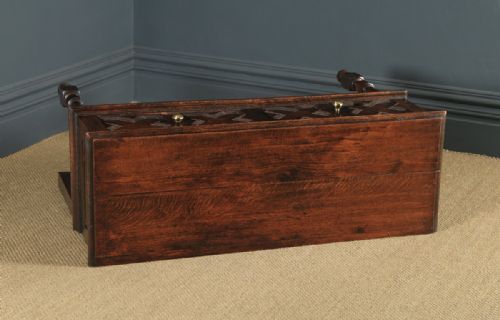 fig 3. Antique English Victorian Jacobean Style Oak Geometric Dresser Base Sideboard (Circa 1870)