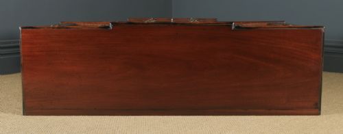 fig 5. Antique Welsh Anglesey Breakfront Georgian Oak, Mahogany & Fruitwood Side board Dresser Base (Circa 1820)