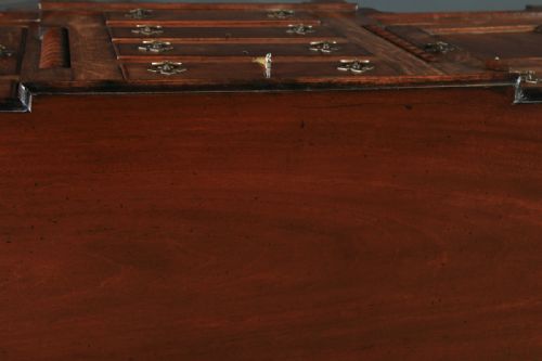 fig 6. Antique Welsh Anglesey Breakfront Georgian Oak, Mahogany & Fruitwood Side board Dresser Base (Circa 1820)