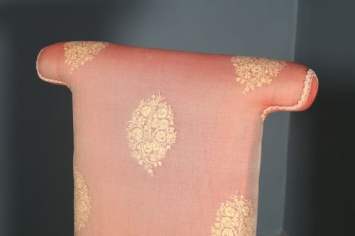 fig 2. Antique English Victorian Mahogany Prie Dieu Prayer Occasional Nursing Chair (Circa 1860)