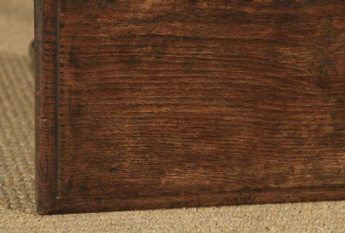 fig 5. Antique English 17th Style Oak Joint Stool (Circa 1910)