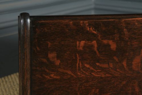 fig 4. Antique English George V Globe Wernicke Oak Four Tier Glazed Waterfall Bookcase (Circa 1920)