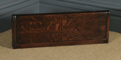 fig 5. Antique English George V Globe Wernicke Oak Four Tier Glazed Waterfall Bookcase (Circa 1920)