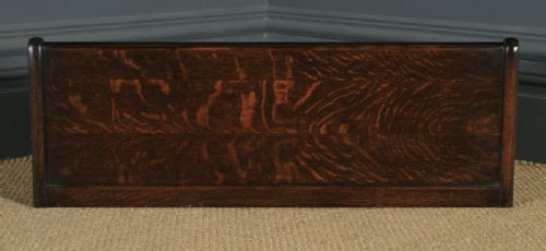 fig 6. Antique English George V Globe Wernicke Oak Four Tier Glazed Waterfall Bookcase (Circa 1920)