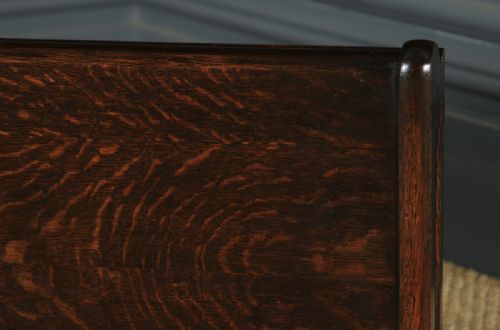 fig 7. Antique English George V Globe Wernicke Oak Four Tier Glazed Waterfall Bookcase (Circa 1920)