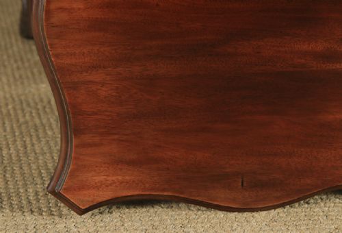 fig 5. Antique English Edwardian Mahogany Revolving Bookcase Shelf Stand Table (Circa 1910)