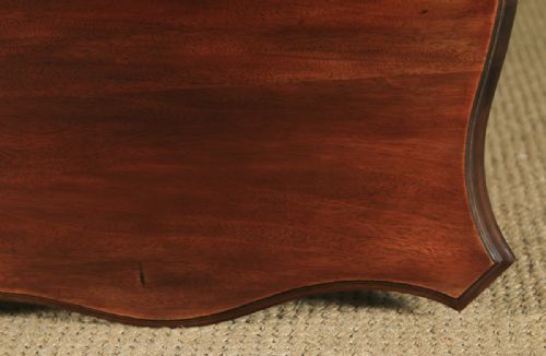 fig 7. Antique English Edwardian Mahogany Revolving Bookcase Shelf Stand Table (Circa 1910)