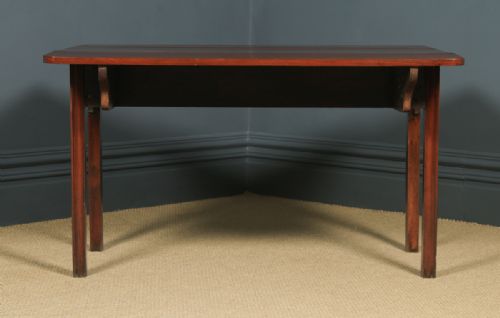 fig 2. Antique English Georgian Cuban Mahogany Drop Leaf Pembroke Dining Side Table (Circa 1790)