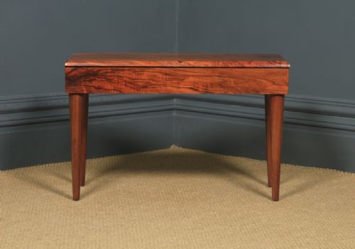 fig 2. Antique English Art Deco Figured Walnut Coffee Box Table (Circa 1935)