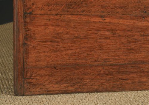 fig 4. Antique English 17th Century William & Mary Oak & Fruitwood Geometric Two-Part Chest of Drawers (Circa 1690)