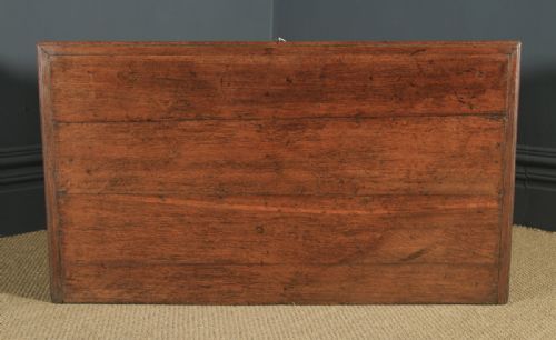fig 5. Antique English 17th Century William & Mary Oak & Fruitwood Geometric Two-Part Chest of Drawers (Circa 1690)