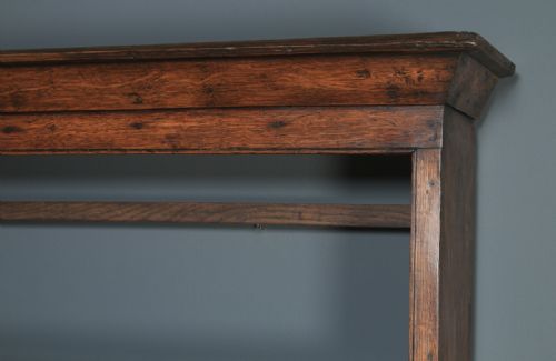 fig 4. Antique Welsh Carmarthenshire Georgian Oak Dresser Base Sideboard Potboard & Rack (Circa 1790)