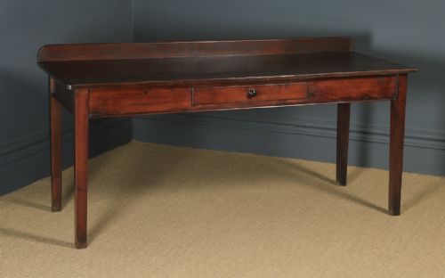 ANTIQUE ENGLISH GEORGIAN REGENCY PAIR OF 6FT PINE SCULLERY KITCHEN SERVING REFECTORY DINING TABLES CIRCA 1820 - ADDITIONAL PHOTO 1