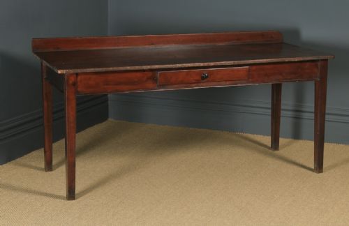 ANTIQUE ENGLISH GEORGIAN REGENCY PAIR OF 6FT PINE SCULLERY KITCHEN SERVING REFECTORY DINING TABLES CIRCA 1820 - ADDITIONAL PHOTO 14