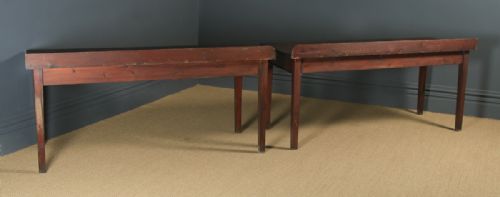 ANTIQUE ENGLISH GEORGIAN REGENCY PAIR OF 6FT PINE SCULLERY KITCHEN SERVING REFECTORY DINING TABLES CIRCA 1820 - ADDITIONAL PHOTO 28