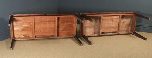 ANTIQUE ENGLISH GEORGIAN REGENCY PAIR OF 6FT PINE SCULLERY KITCHEN SERVING REFECTORY DINING TABLES CIRCA 1820 - ADDITIONAL PHOTO 29