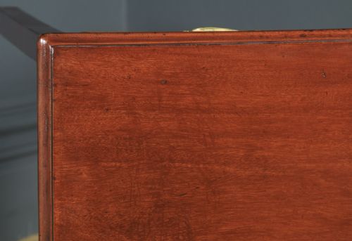 fig 3. Antique English Georgian Mahogany Occasional Hall Writing Lowboy Side Table (Circa 1780)