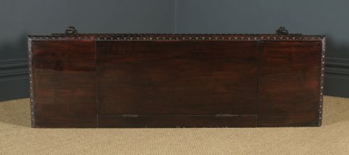 fig 6. Antique Italian 19th Century Renaissance Carved Beech Marriage Cassone Chest Coffer Trunk (Circa 1880)