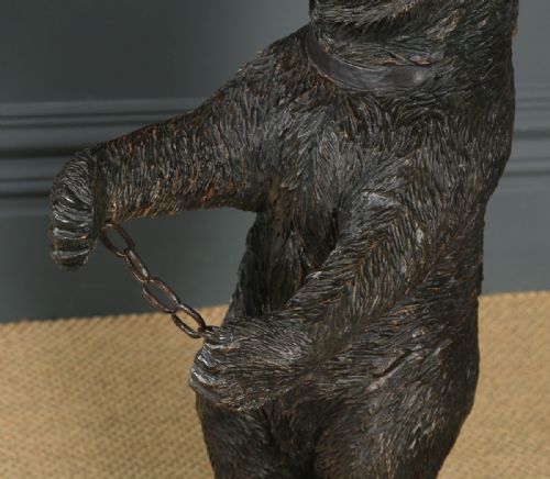 fig 5. Antique German Black Forest Style Bear Shaped Stick & Umbrella Hall Stand (Early-Mid 20th Century)