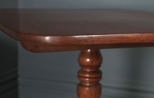 fig 4. Small Antique English Georgian Regency Figured Mahogany Tilt Top Occasional Breakfast Dining Table (Circa 1820)