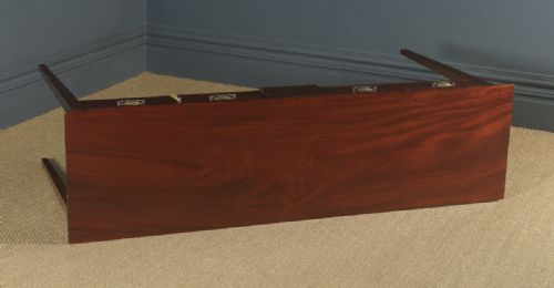 fig 3. Antique Irish Georgian Regency Flame Mahogany Server Sideboard Console Table (Circa 1820)