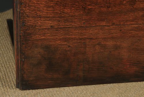 fig 5. Antique English Shropshire Georgian Oak 6ft 2” Dresser Base Sideboard (Circa 1770)