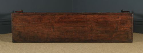 fig 6. Antique English Shropshire Georgian Oak 6ft 2” Dresser Base Sideboard (Circa 1770)