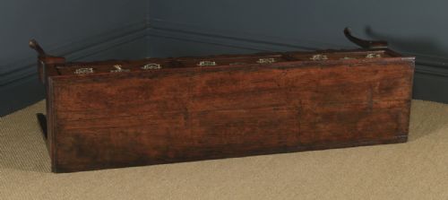 fig 3. Antique English Shropshire Georgian Oak 6ft 2” Dresser Base Sideboard (Circa 1770)