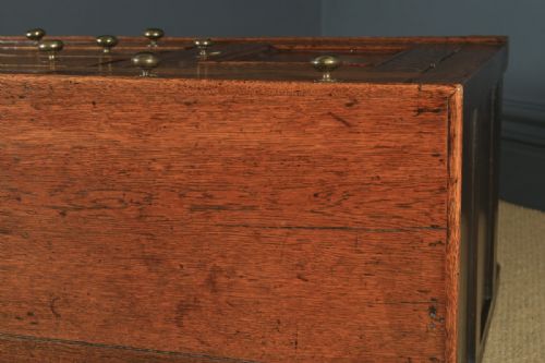 fig 3. Antique Welsh Georgian Oak Dresser Base Sideboard Cupboard (Circa 1810)