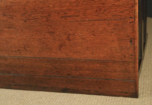 fig 4. Antique Welsh Georgian Oak Dresser Base Sideboard Cupboard (Circa 1810)