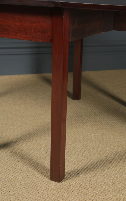 fig 8. Antique English Georgian Cuban Mahogany Pembroke Drop Leaf Dining Table (Circa 1770)