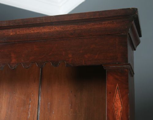 fig 5. Antique Welsh Anglesey Georgian Oak Breakfront Sideboard Dresser Base & Rack (Circa 1830)