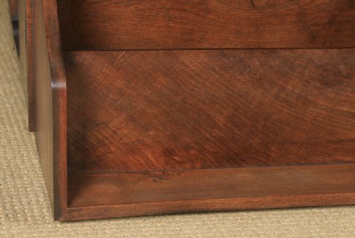 fig 6. Antique English Georgian Regency Oak Wash Stand Display Table (Circa 1820)