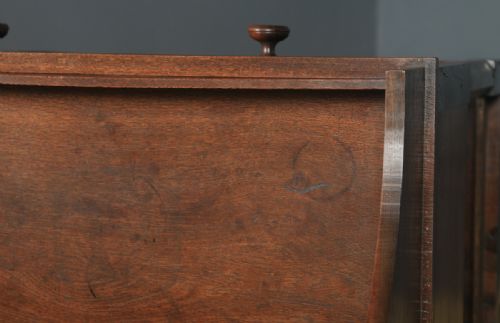 fig 8. Antique English Georgian Regency Oak Wash Stand Display Table (Circa 1820)