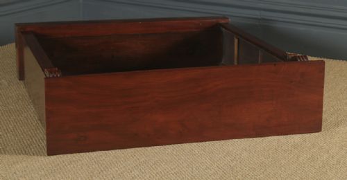 fig 5. Antique English Victorian Georgian Style Mahogany Open 3ft 6” Bookcase (Circa 1880)