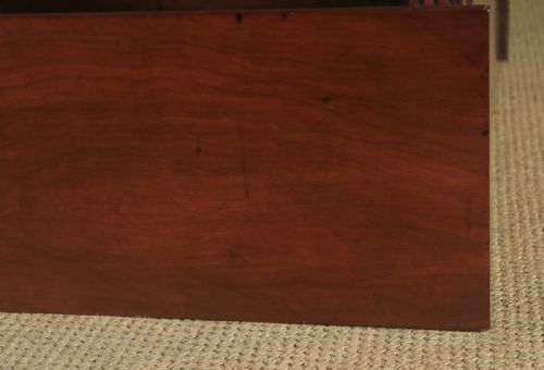 fig 8. Antique English Victorian Georgian Style Mahogany Open 3ft 6” Bookcase (Circa 1880)